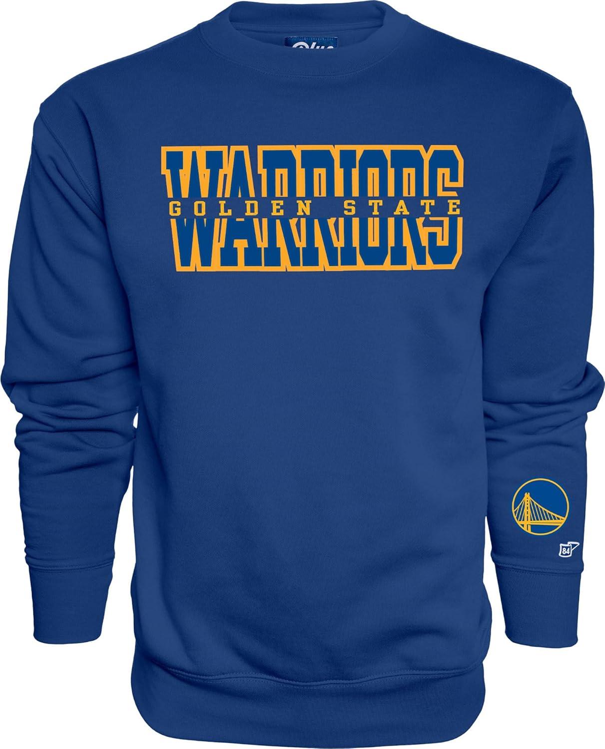 imageBlue 84 NBA unisexadult Nba Officially Licensed Crewneck Sweatshirt Sleeve LogoTeam Color