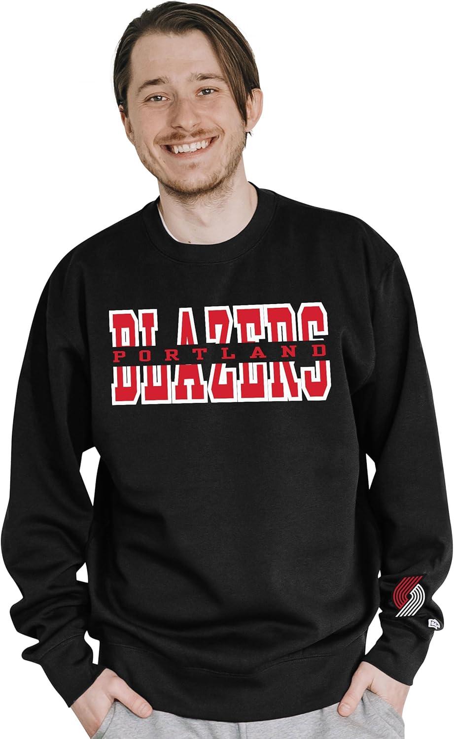 imageBlue 84 NBA unisexadult Nba Officially Licensed Crewneck Sweatshirt Sleeve LogoTeam Color