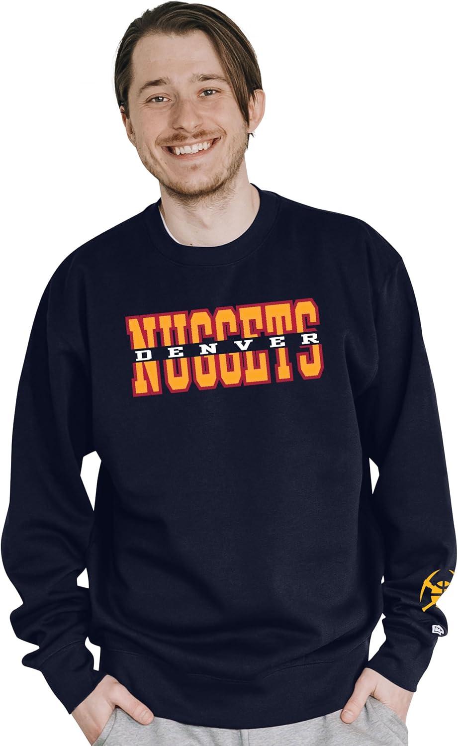 imageBlue 84 NBA unisexadult Nba Officially Licensed Crewneck Sweatshirt Sleeve LogoTeam Color