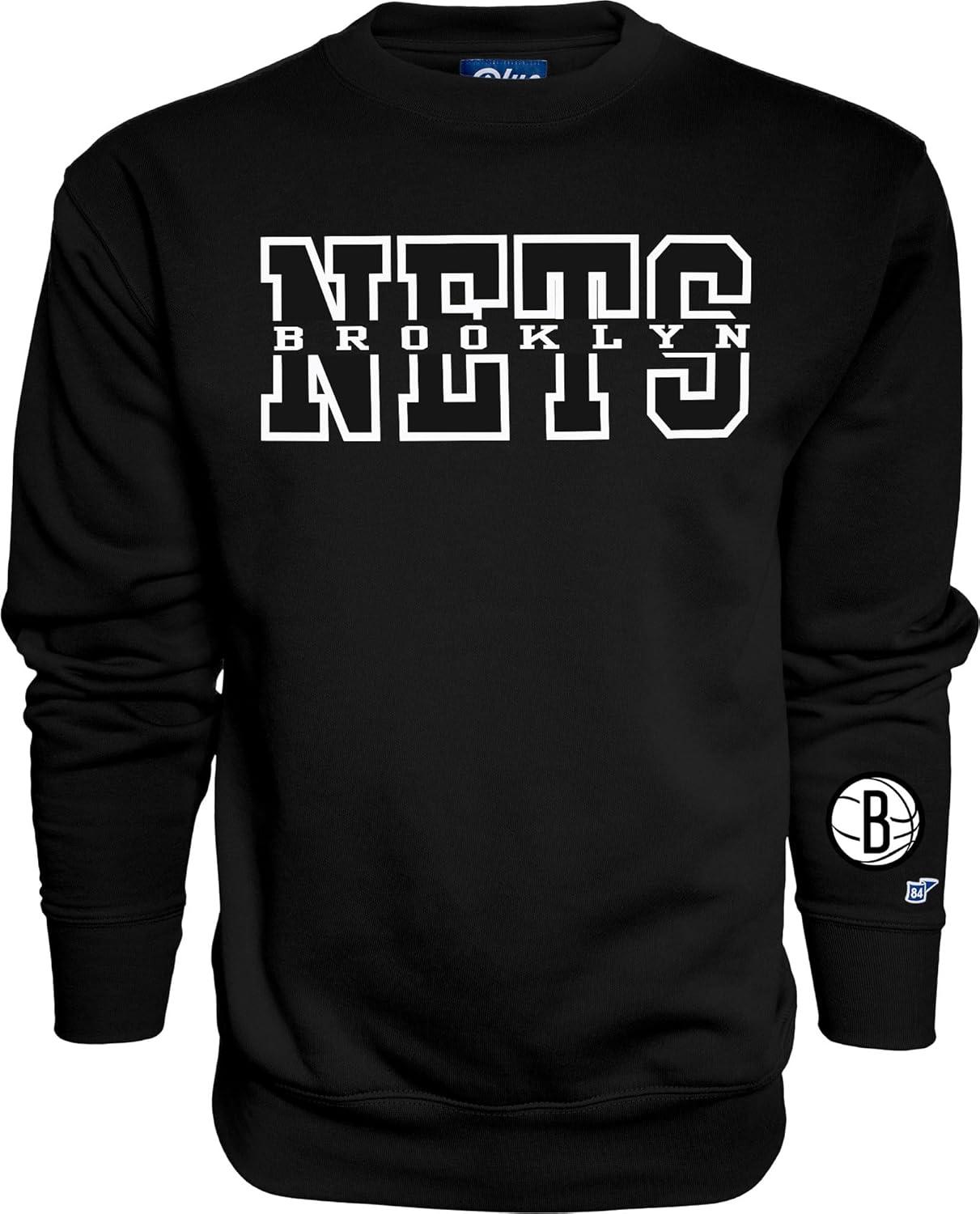 imageBlue 84 NBA unisexadult Nba Officially Licensed Crewneck Sweatshirt Sleeve LogoTeam Color