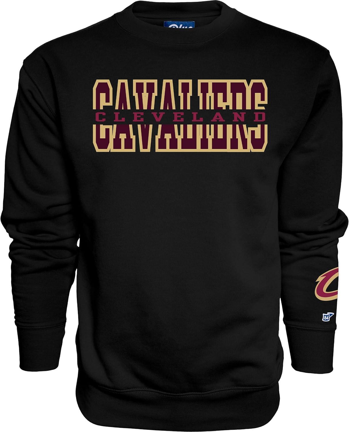 imageBlue 84 NBA unisexadult Nba Officially Licensed Crewneck Sweatshirt Sleeve LogoTeam Color