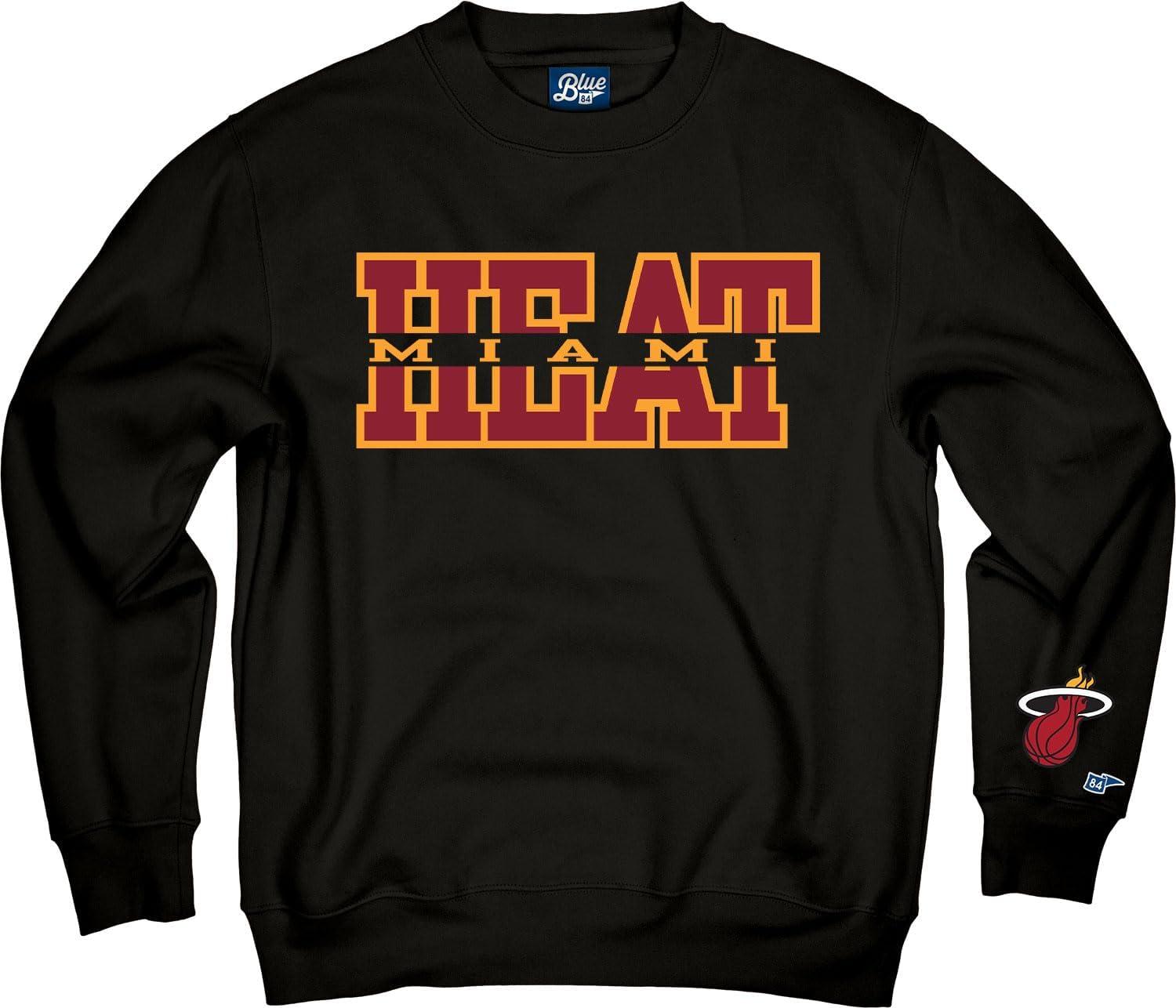 imageBlue 84 NBA unisexadult Nba Officially Licensed Crewneck Sweatshirt Sleeve LogoTeam Color