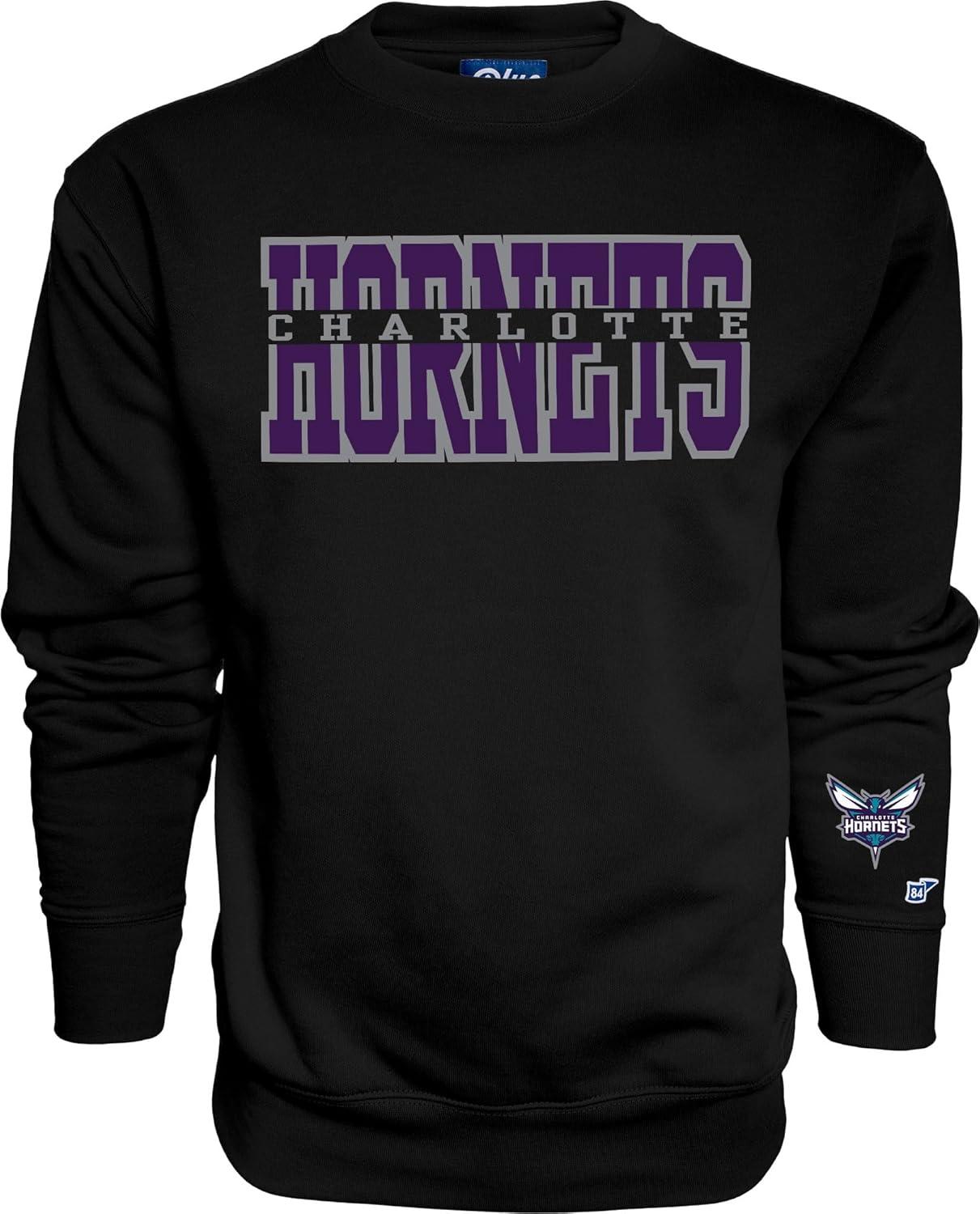 imageBlue 84 NBA unisexadult Nba Officially Licensed Crewneck Sweatshirt Sleeve LogoTeam Color