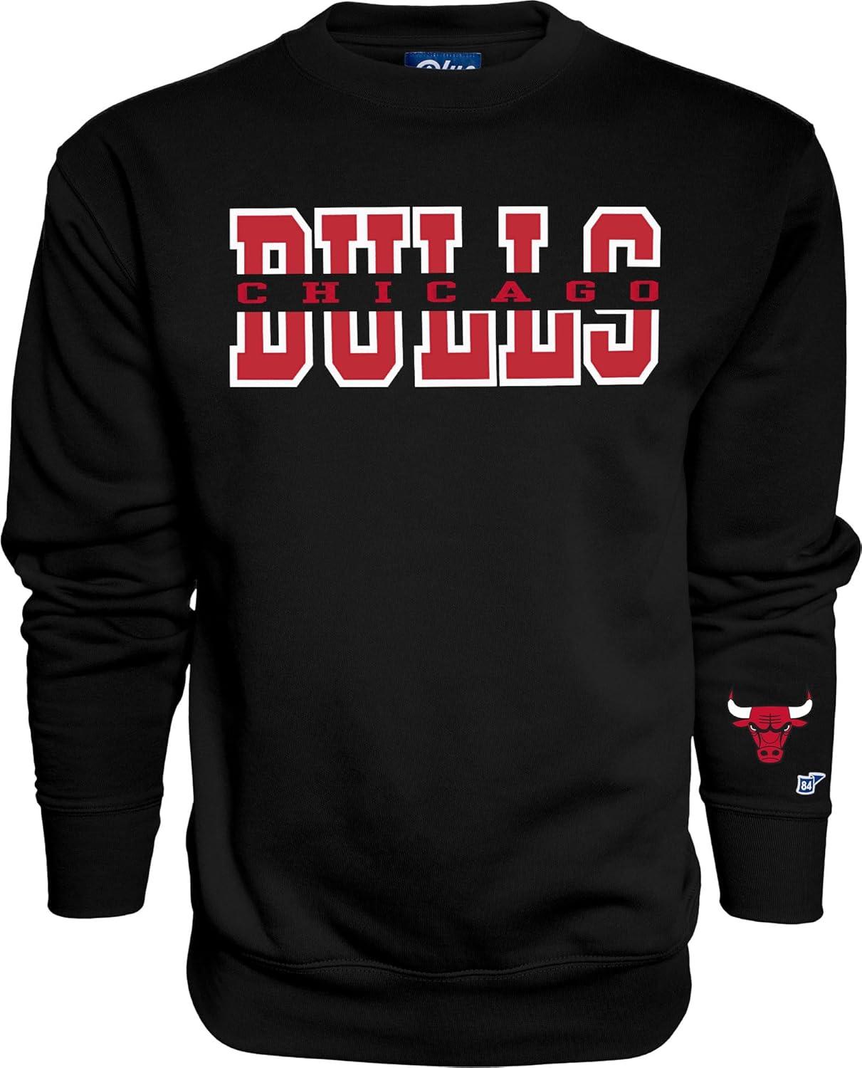 imageBlue 84 NBA unisexadult Nba Officially Licensed Crewneck Sweatshirt Sleeve LogoTeam Color