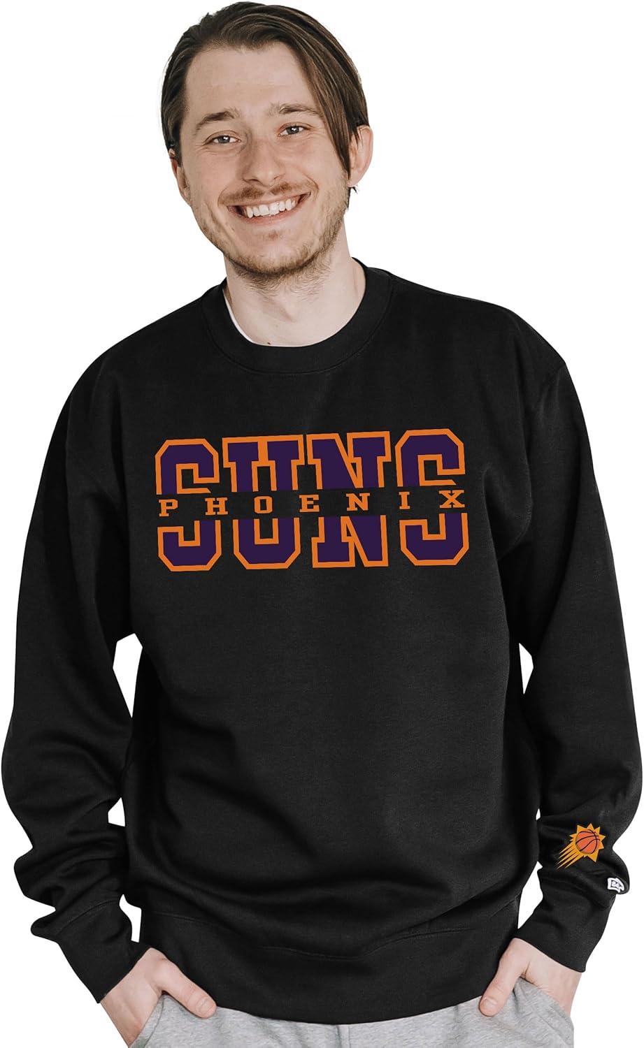 imageBlue 84 NBA unisexadult Nba Officially Licensed Crewneck Sweatshirt Sleeve LogoTeam Color