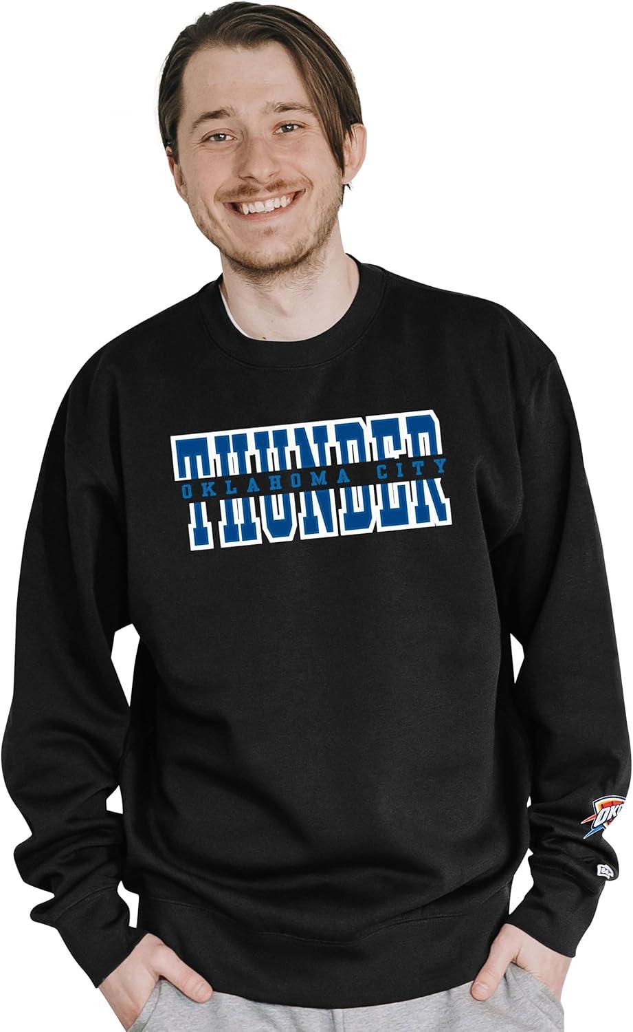 imageBlue 84 NBA unisexadult Nba Officially Licensed Crewneck Sweatshirt Sleeve LogoTeam Color