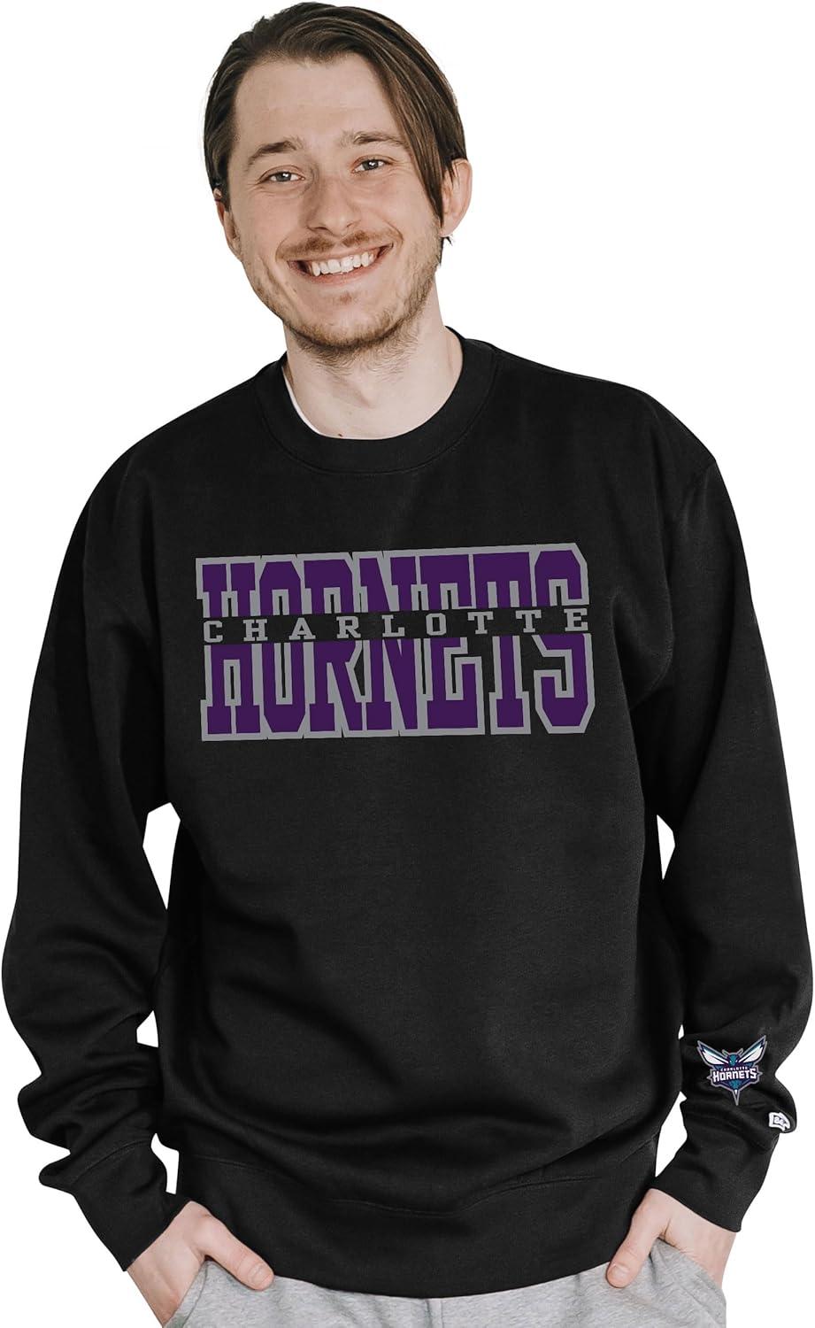 imageBlue 84 NBA unisexadult Nba Officially Licensed Crewneck Sweatshirt Sleeve LogoTeam Color