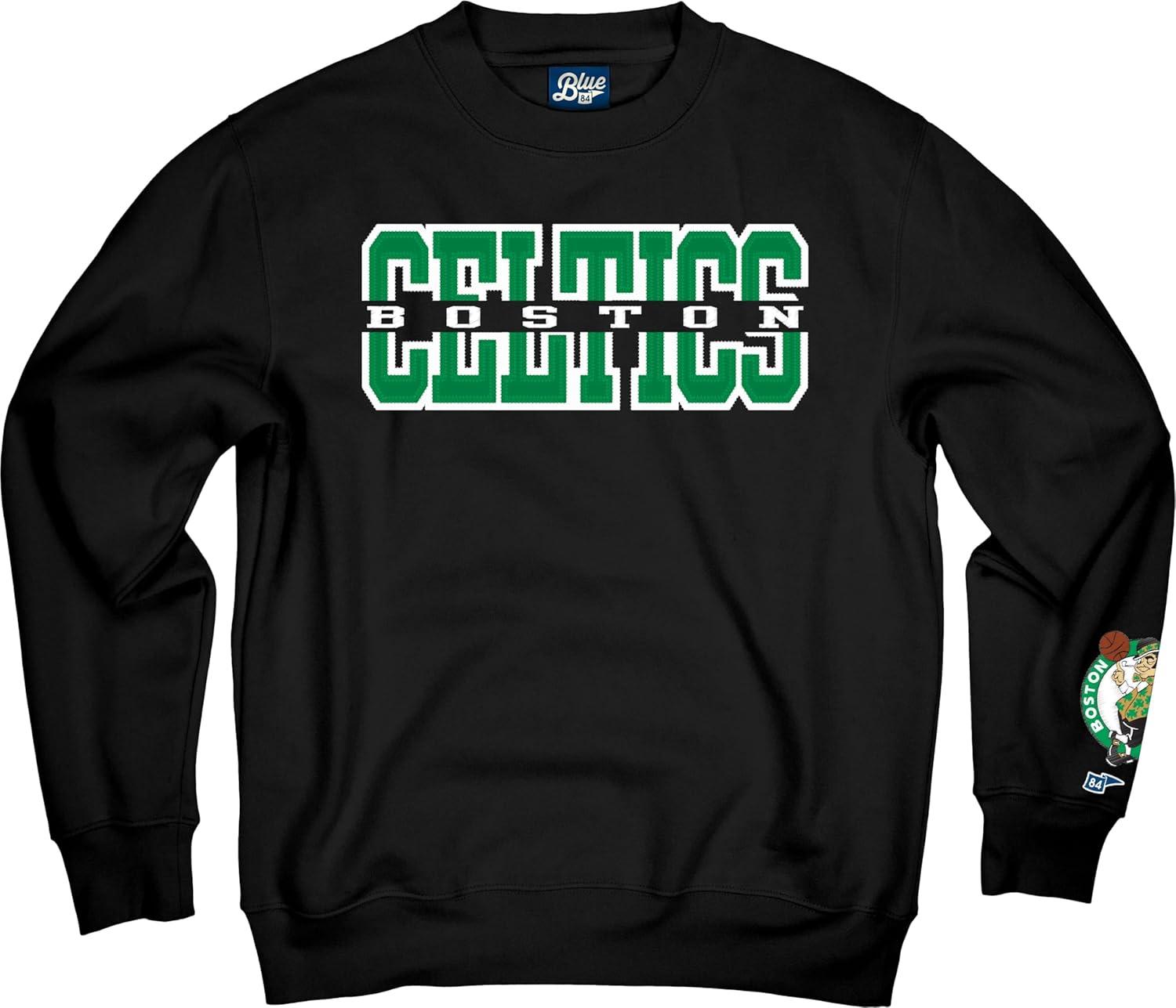 imageBlue 84 NBA unisexadult Nba Officially Licensed Crewneck Sweatshirt Sleeve LogoTeam Color