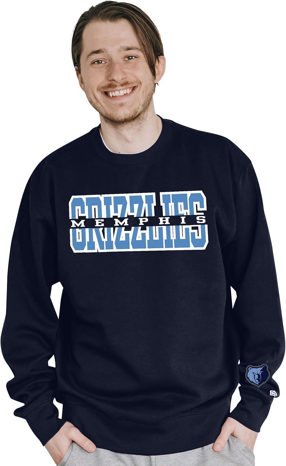 imageBlue 84 NBA unisexadult Nba Officially Licensed Crewneck Sweatshirt Sleeve LogoTeam Color