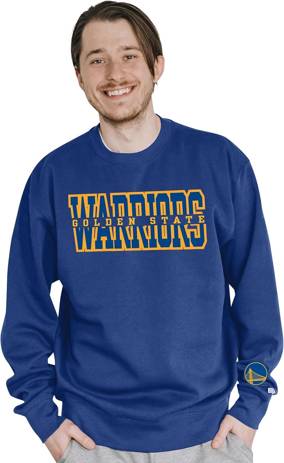 imageBlue 84 NBA unisexadult Nba Officially Licensed Crewneck Sweatshirt Sleeve LogoTeam Color