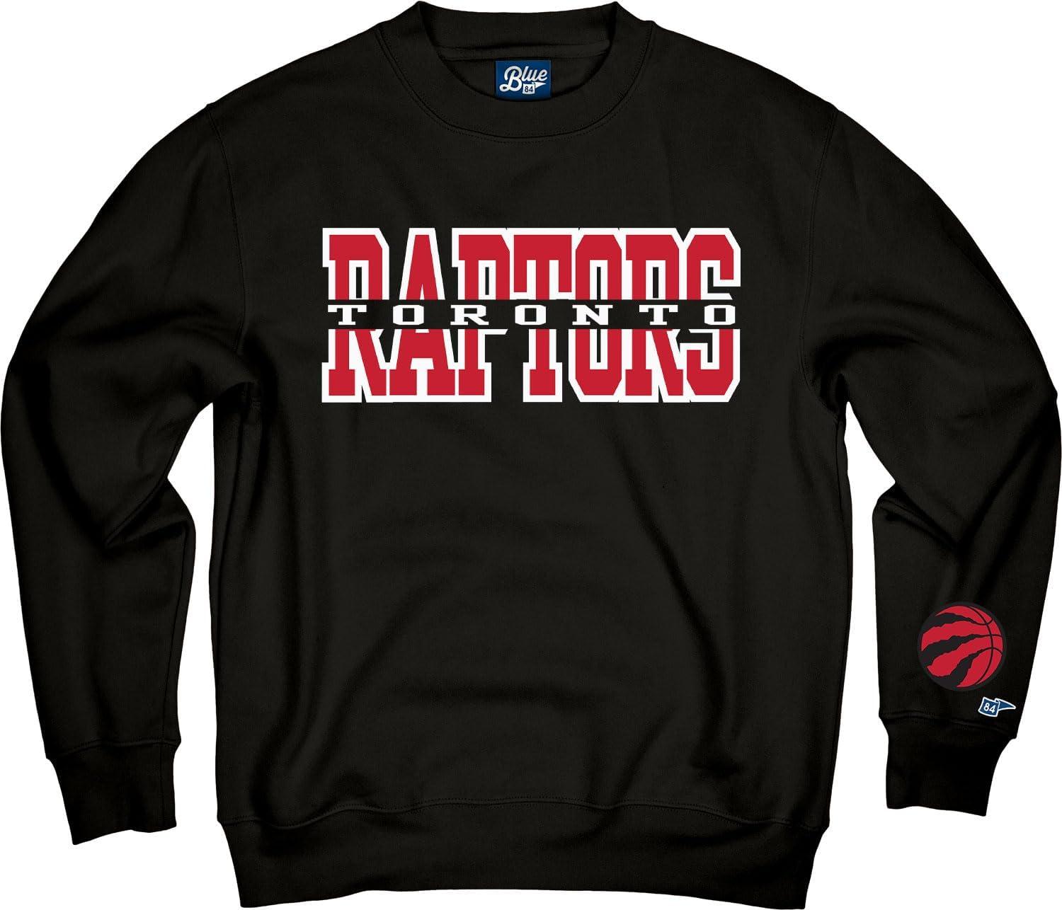 imageBlue 84 NBA unisexadult Nba Officially Licensed Crewneck Sweatshirt Sleeve LogoTeam Color