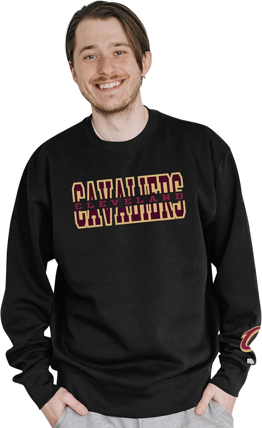 imageBlue 84 NBA unisexadult Nba Officially Licensed Crewneck Sweatshirt Sleeve LogoTeam Color