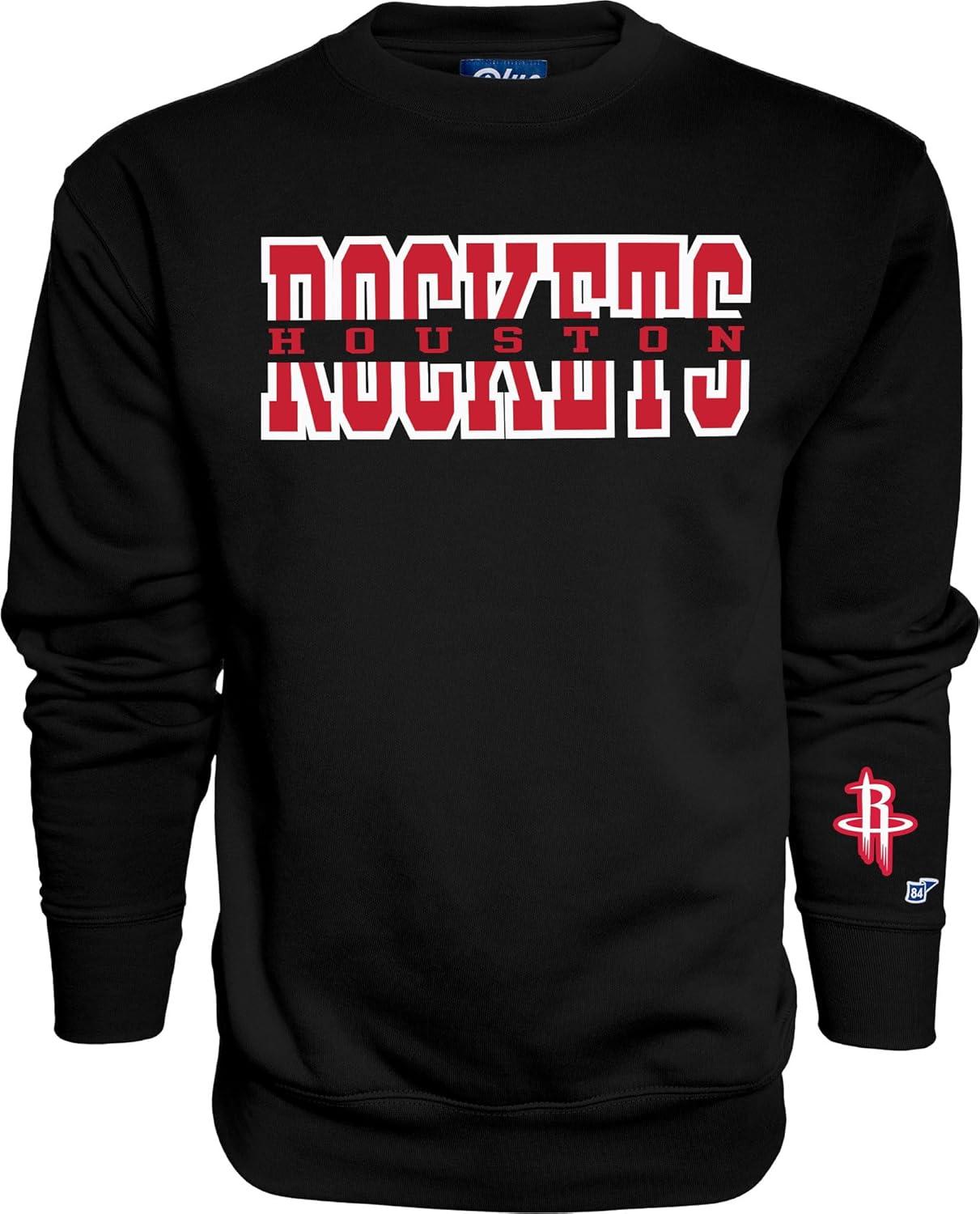 imageBlue 84 NBA unisexadult Nba Officially Licensed Crewneck Sweatshirt Sleeve LogoTeam Color