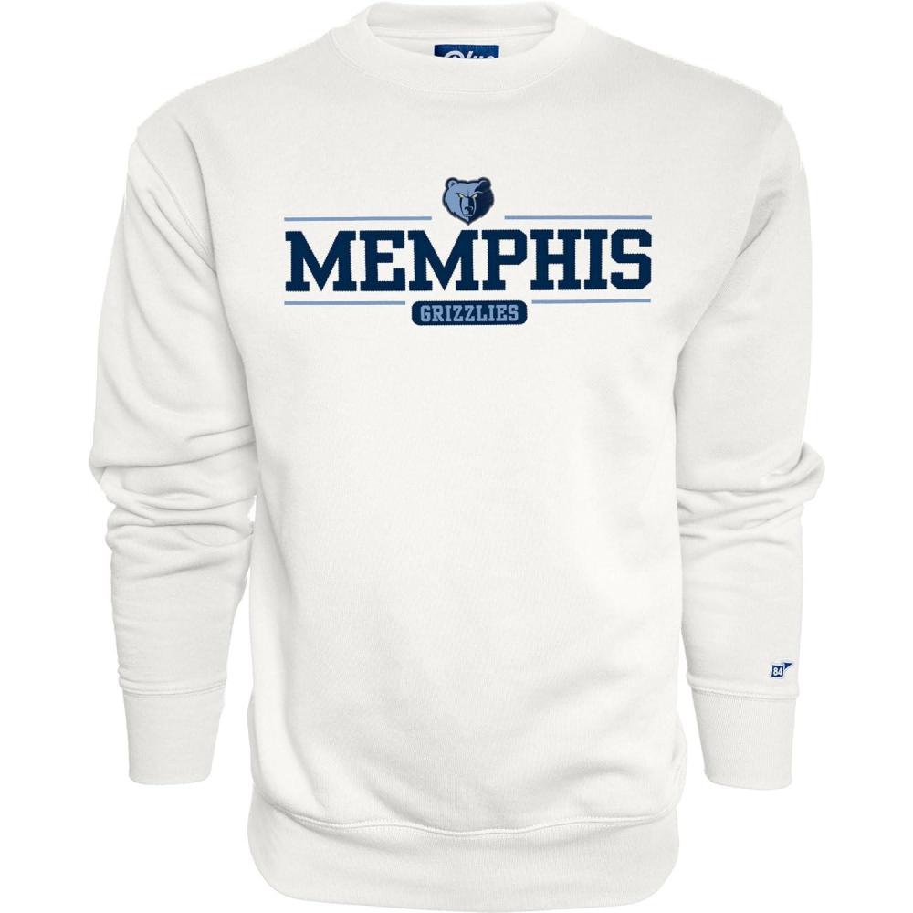 imageBlue 84 Memphis Grizzlies NBA Officially Licensed Crewneck Varsity Secondary Color Large