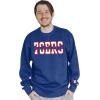 Blue 84 NBA unisex-adult Nba Officially Licensed Crewneck Sweatshirt Sleeve Logo(Team Color)