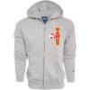 Blue 84 NBA unisex-adult Nba Officially Licensed Full Zip Hooded Sweatshirt Iconic(Heather Gray)