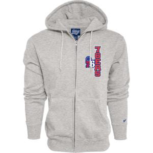 Blue 84 NBA unisex-adult Nba Officially Licensed Full Zip Hooded Sweatshirt Iconic(Heather Gray)