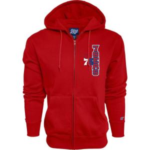 Blue 84 NBA unisex-adult Nba Officially Licensed Full Zip Hooded Sweatshirt Iconic(Secondary Color)