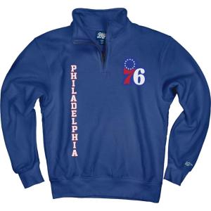 Blue 84 NBA unisex-adult Nba Officially Licensed Quarter Zip Sweatshirt Slam Dunk Team Color(Team Color)