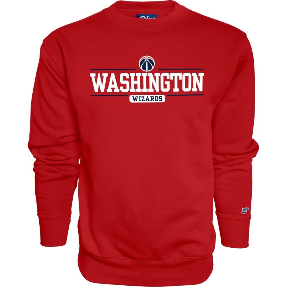 imageBlue 84 Washington Wizards NBA Officially Licensed Crewneck Varsity Secondary Color Large