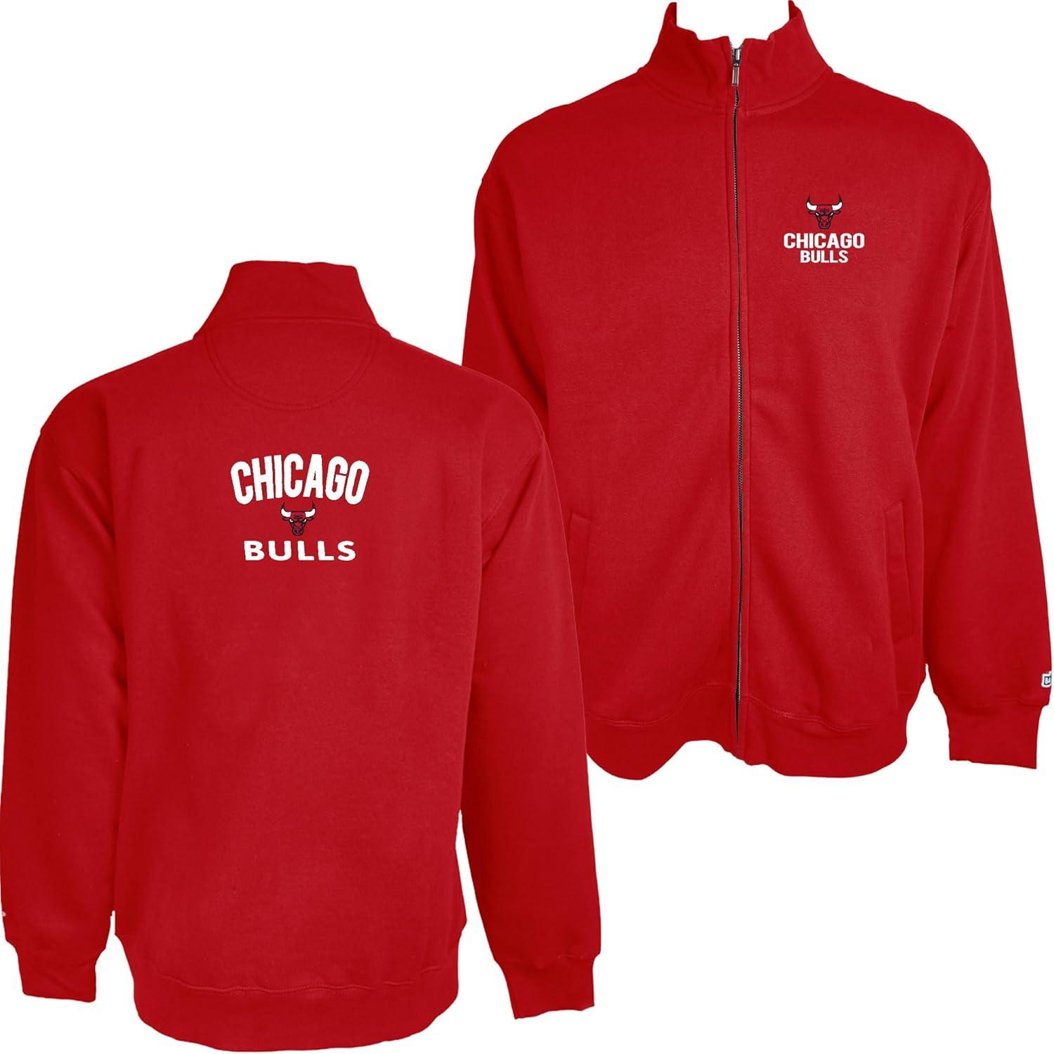 imageBlue 84 NBA unisexadult Nba Officially Licensed Full Zip Sweatshirt Embroidery Basketball FrontBackTeam Color