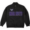 Blue 84 NBA Officially Licensed Full Zip Sweatshirt Twill Applique Embroidery Shield(Team Color)