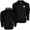 Blue 84 NBA Officially Licensed Quarter Zip Sweatshirt Twill Embroidery Neck Logo(Team Color)