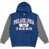 Blue 84 NBA Officially Licensed Colorblock Hooded Sweatshirt Applique(Team Color)