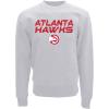 Blue 84 NBA unisex-adult Nba Officially Licensed Crewneck Sweatshirt Heavyweight(Ash Heather)