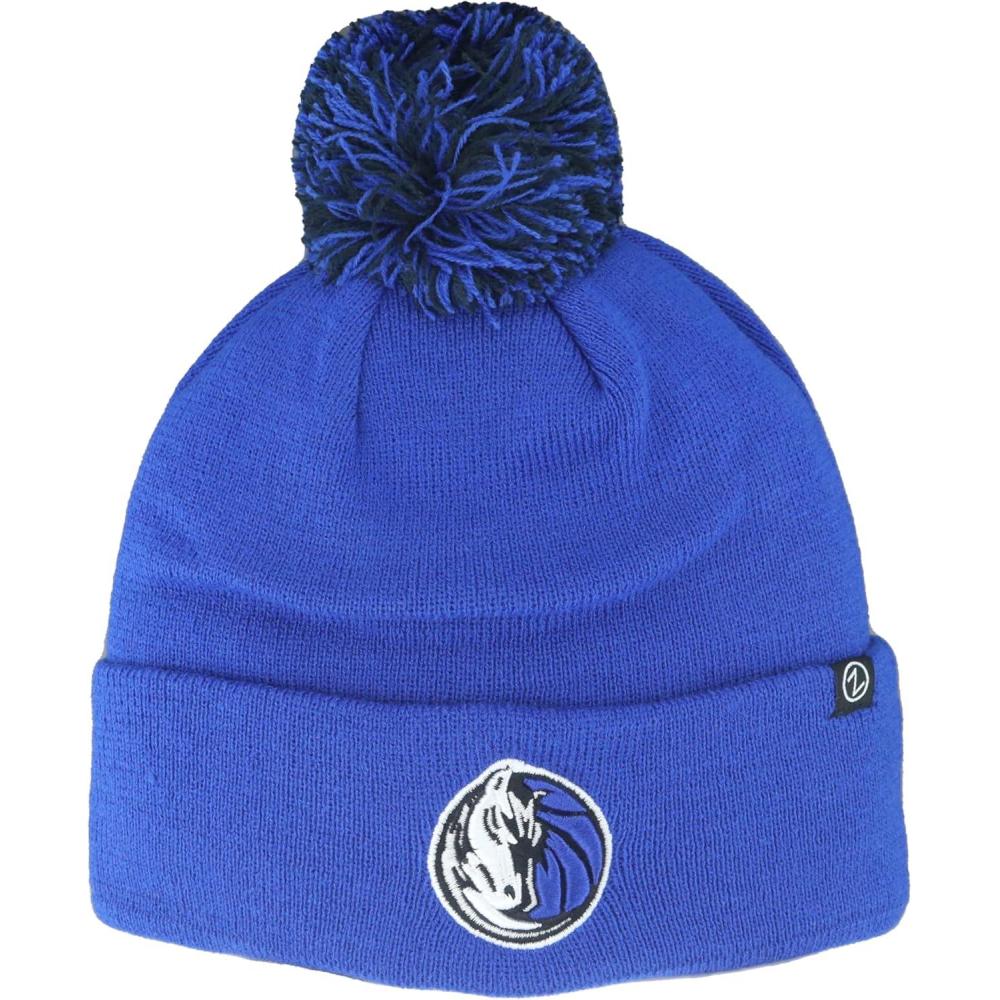 imageDallas Mavericks NBA Officially Licensed Beanie Pom Icon Team Color