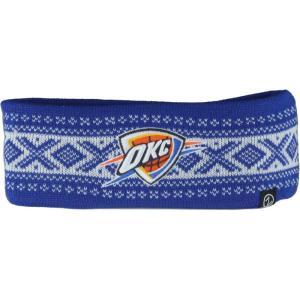 ZHATS Oklahoma City Thunder NBA Officially Licensed Knit Headband Nordic Team Color