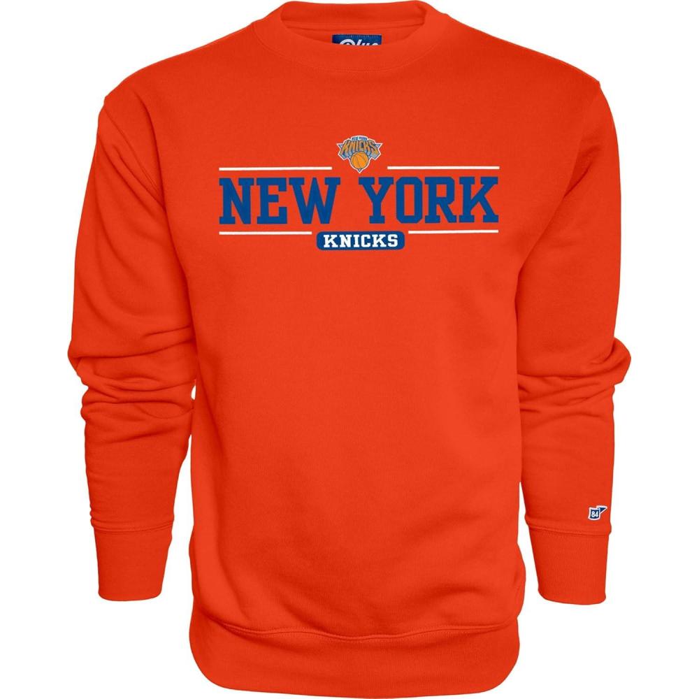 imageBlue 84 New York Knicks NBA Officially Licensed Crewneck Varsity Secondary Color Large