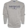 Blue 84 Minnesota Timberwolves NBA Officially Licensed Crewneck Sweatshirt Throwback, Heather Gray, Large