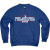 Blue 84 Philadelphia 76Ers NBA Officially Licensed Crewneck Varsity, Secondary Color, Large