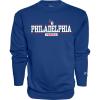 Blue 84 Philadelphia 76Ers NBA Officially Licensed Crewneck Varsity, Secondary Color, Large