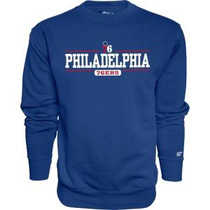 Blue 84 Philadelphia 76Ers NBA Officially Licensed Crewneck Varsity, Secondary Color, Large