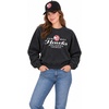 Blue 84 NBA womens Nba Officially Licensed Women’s Corded Crewneck Sweatshirt Retro(Team Color)