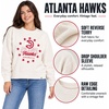 Blue 84 NBA womens Nba Officially Licensed Women’s Crewneck Sweatshirt Reverse Terry Stars Ivory(Ivory)