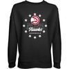 Blue 84 NBA womens Nba Officially Licensed Women’s Crewneck Sweatshirt Reverse Terry Stars(Team Color)