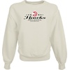 Blue 84 NBA womens Nba Officially Licensed Women’s Corded Crewneck Sweatshirt Retro Ivory(Ivory)