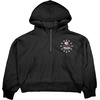 Blue 84 NBA womens Nba Officially Licensed Women’s Hooded Quarter Zip Sweatshirt Front/Back Stars(Team Color)