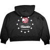 Blue 84 NBA womens Nba Officially Licensed Women’s Hooded Quarter Zip Sweatshirt Front/Back Stars(Team Color)