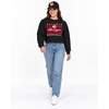 Blue 84 NBA womens Nba Officially Licensed Women’s Midi Crewneck Sweatshirt Cloud Fleece(Team Color)