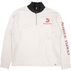 Blue 84 NBA womens Nba Officially Licensed Women’s Quarterzip Zip Sweatshirt Cloud Fleece Contrast(Ivory)