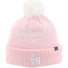 ZHATS Women’s NBA Officially Licensed Ladies Pom Beanie Pink Vitality(Pink)